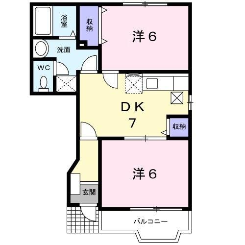 間取り図 メゾンマルベリーＡ棟