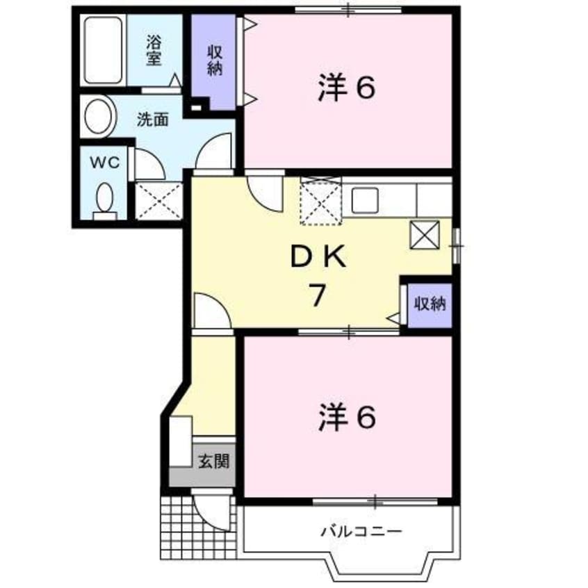 間取図 メゾンマルベリーＡ棟