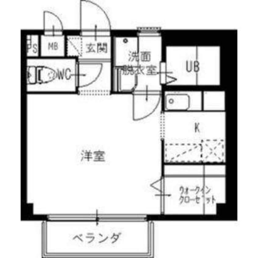 間取図 エスポワール穂並Ⅰ