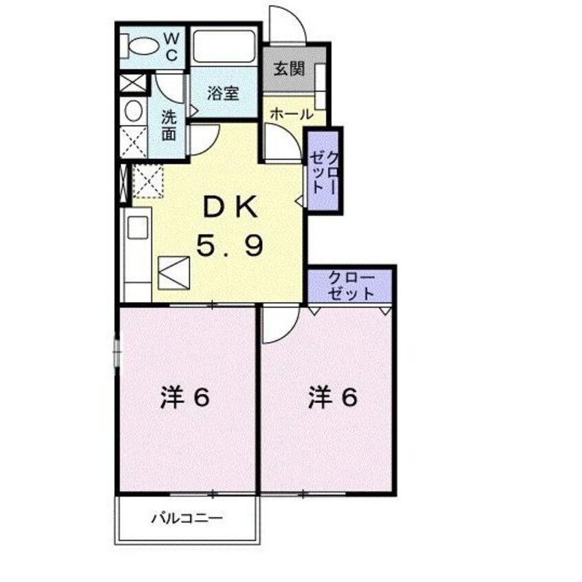 間取図 グレースメゾン西原