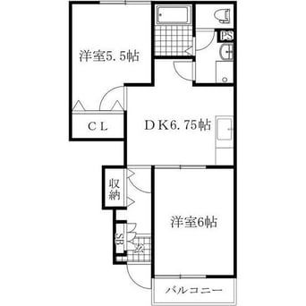 間取図 メゾンドールⅡ