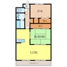 ポピュレール 2LDKの間取り