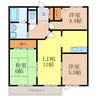 日映マンションIII 3LDKの間取り