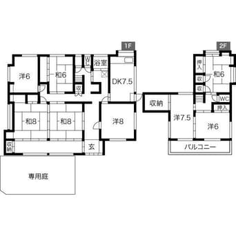 間取図 多治見市平野町戸建て