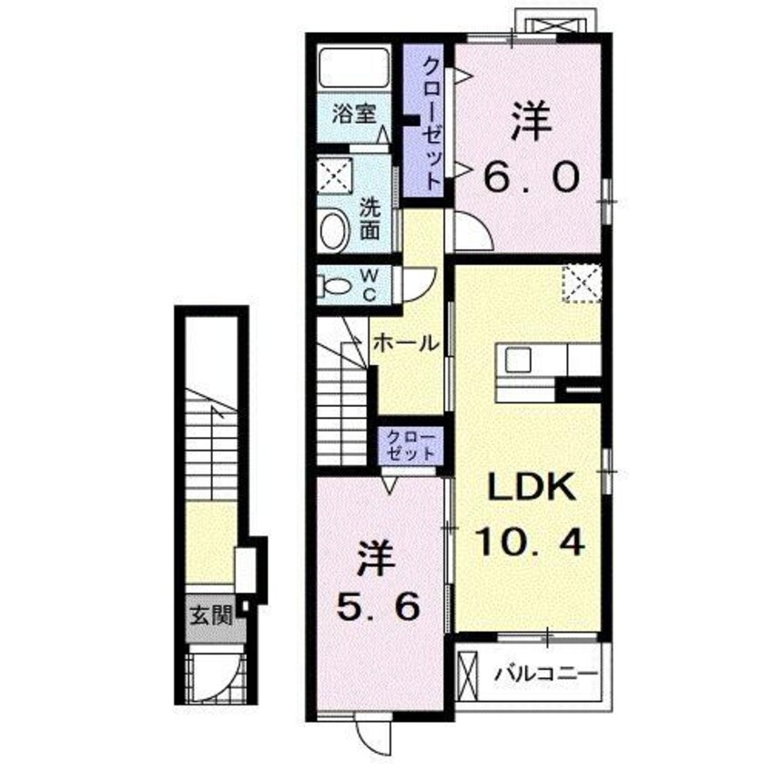 間取図 ベル・コリ－ヌ