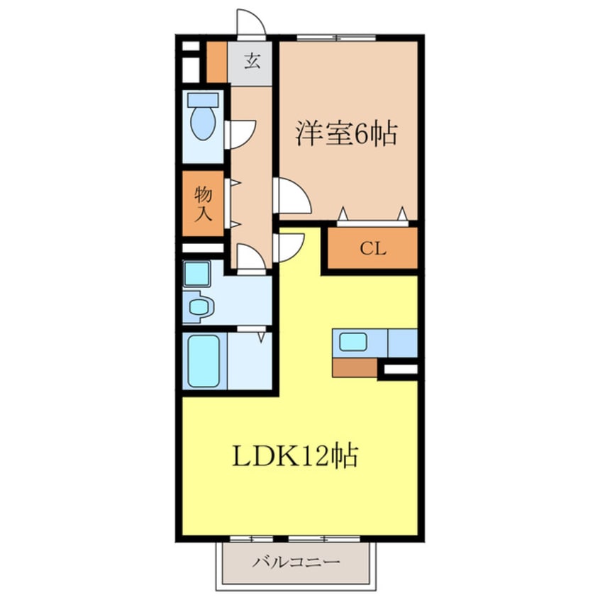 間取図 セジュール松葉