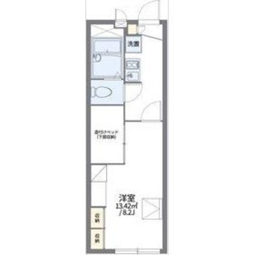 間取図 レオパレス大山
