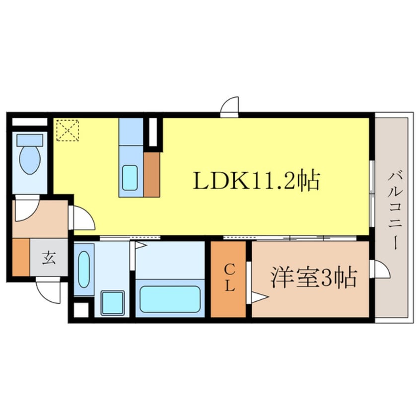 間取図 クレール