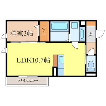間取図 クレール