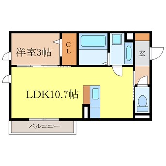 間取図 クレール