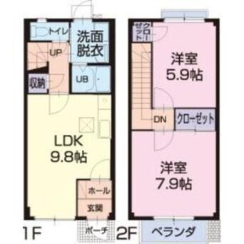 間取図 ブランシェ本郷ⅡB
