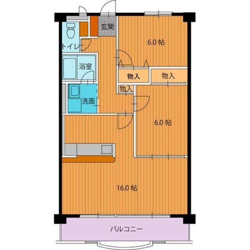 間取図 フォレストパークⅡ