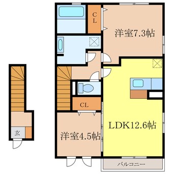 間取図 バルーン フラワー シティ[BFC]　A棟