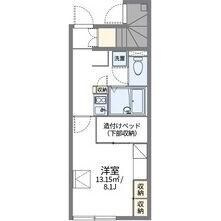 間取り図 レオパレスM　Ⅱ