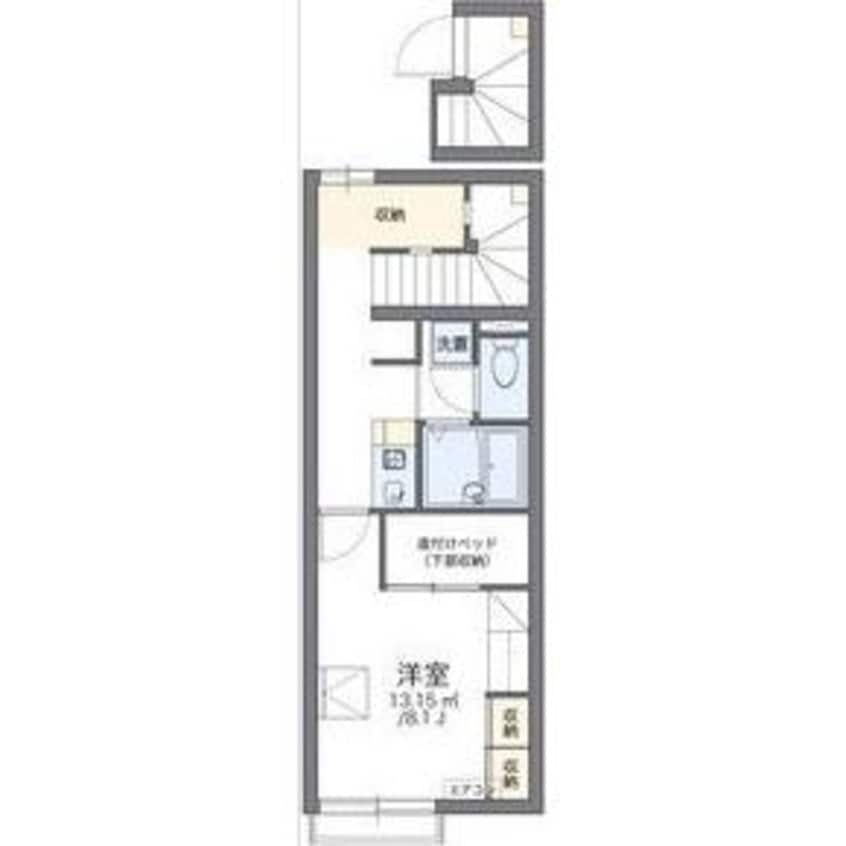 間取図 レオパレスローズ