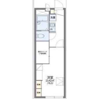 間取図 レオパレスハピネスロード