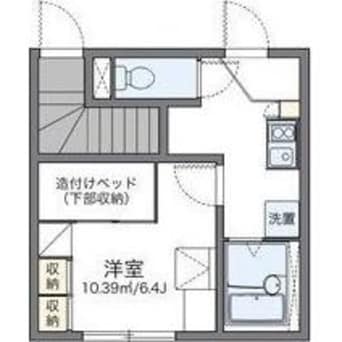 間取図 レオパレスハサマ