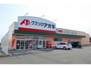 クスリのアオキ中恵土店(ドラッグストア)まで605m レオパレスハサマ