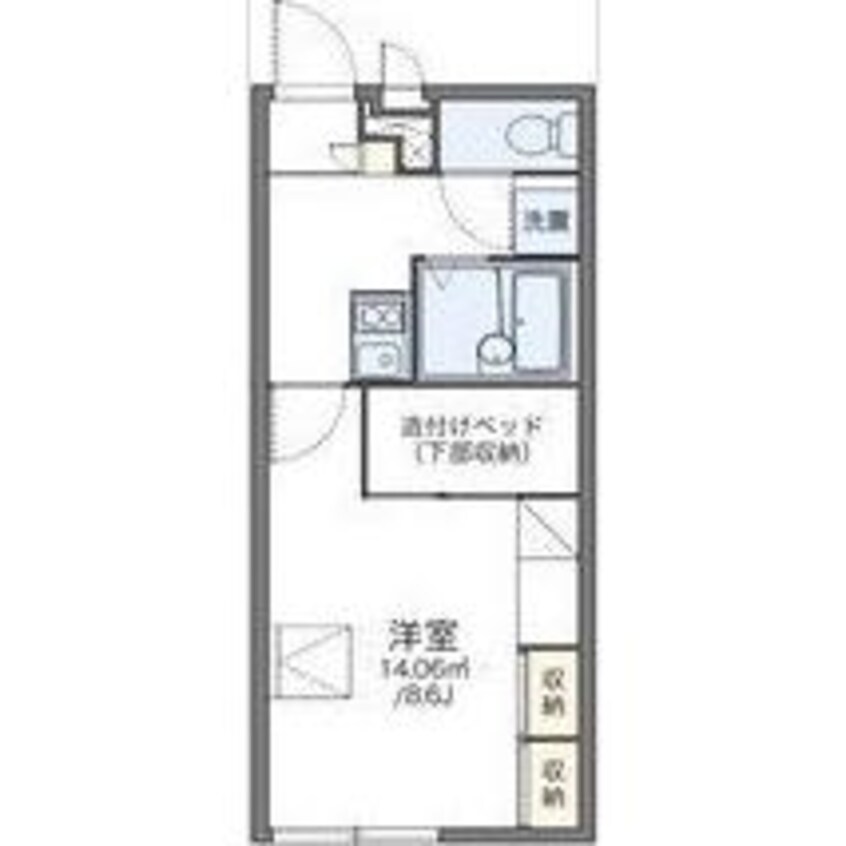 間取図 レオパレス芳菫閣Ⅲ