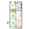 美笠レジデンス 3LDKの間取り
