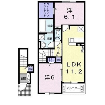 間取図 メゾンド　ル　マロン