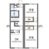 レオパレスマイライフ 2DKの間取り