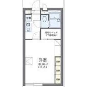 間取図 レオパレスロベリア