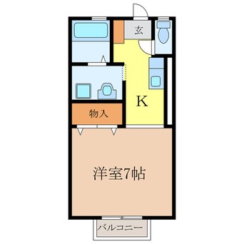 間取図 プレステージMIYA