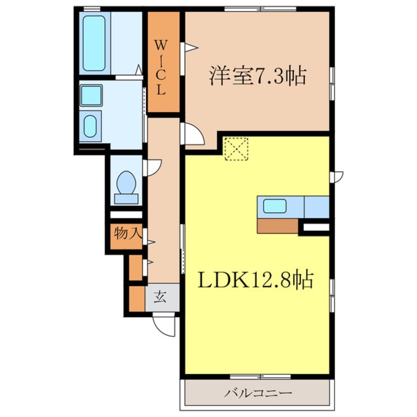 間取図 リコ　プロスペラーレ　A