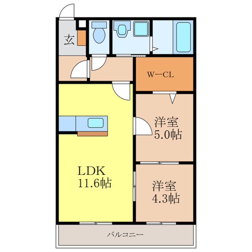 間取図 ドミナント瑞浪