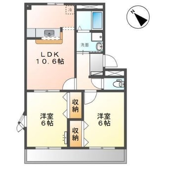 間取図 ロイヤルパインズＢ棟