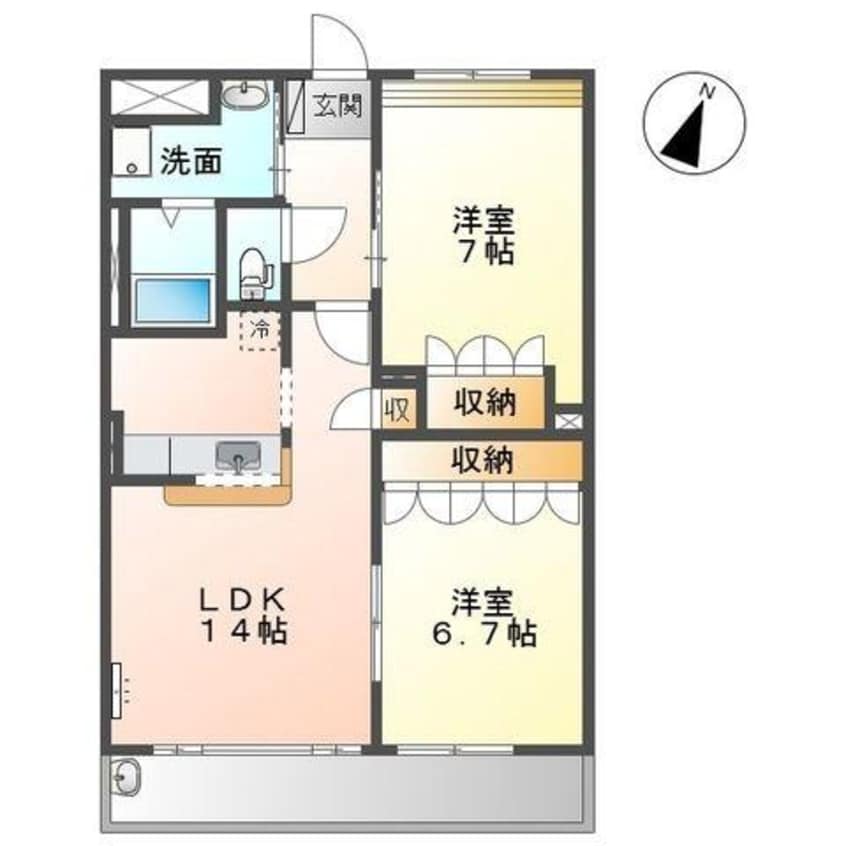 間取図 シャローム