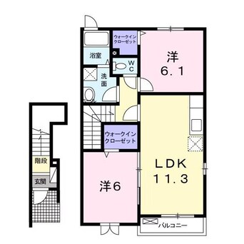 間取図 カレント　A