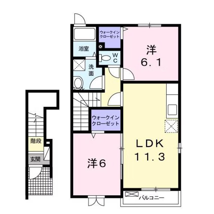 間取図 カレント　A