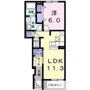 間取図 グリーンビュー　ラクバル