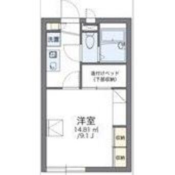 間取図 レオパレスラピス