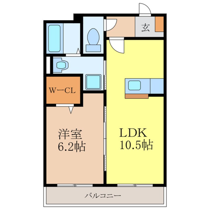 間取図 アレリア・レミーユ Ⅰ