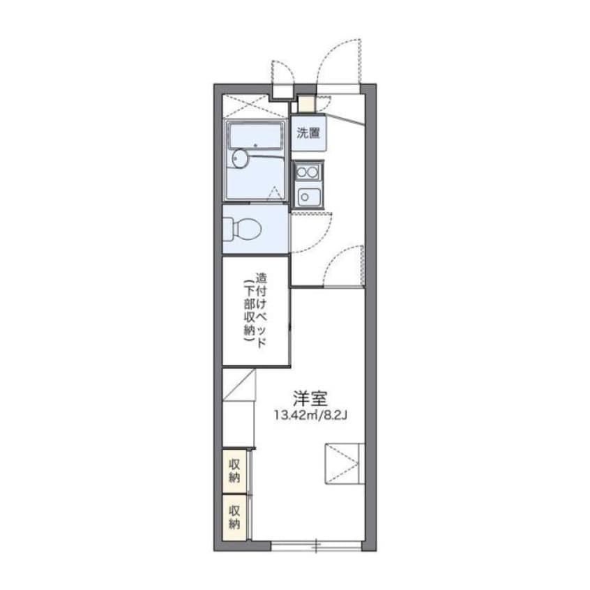 間取図 レオパレスさくら