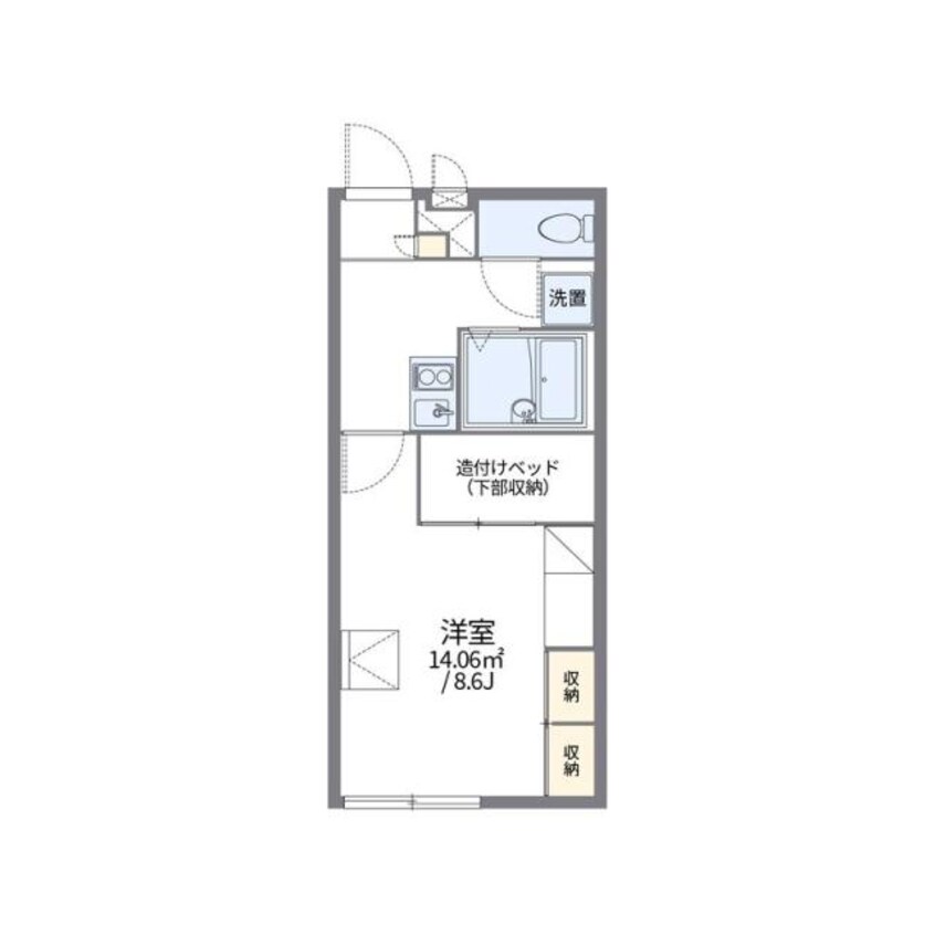 間取図 レオパレス永遠