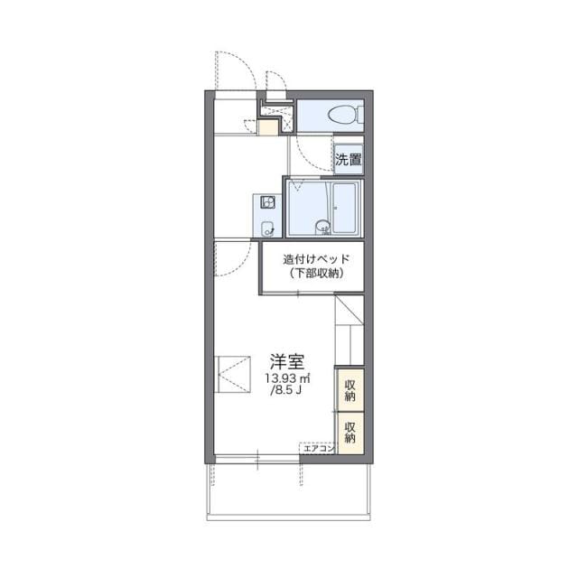 間取り図 レオパレス雅風