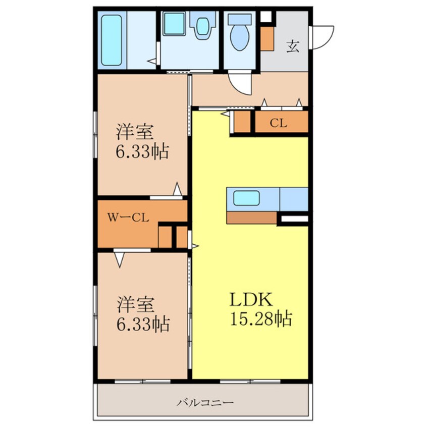 間取図 Amuza Tipo