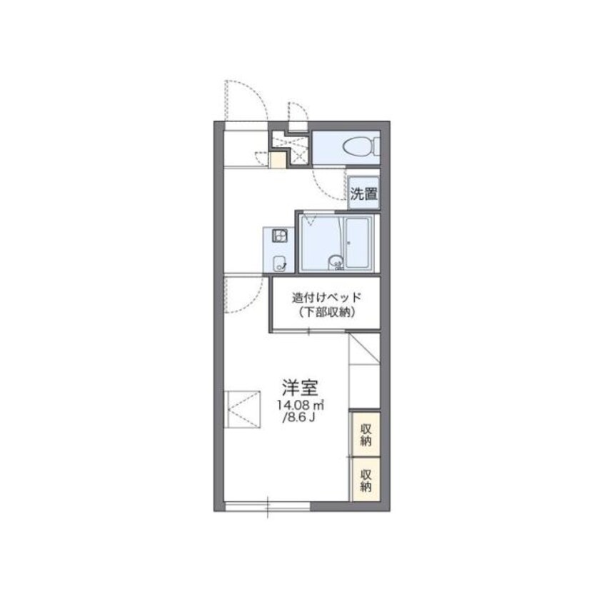 間取図 レオパレス京町さくら