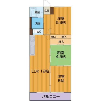 間取図 ハイツおひづか