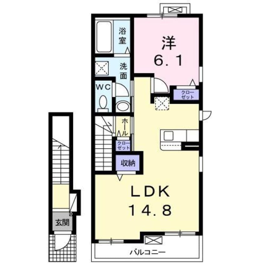 間取図 ベル　アンジュ　Ⅰ