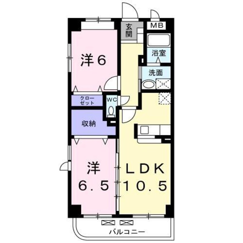 間取図 クラシオン　Ⅰ
