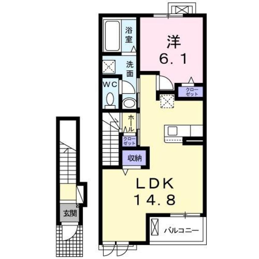 間取図 ラ・ヴィエルジュ
