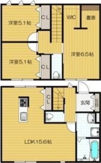 間取図 北大阪急行電鉄南北線/箕面萱野駅 徒歩18分 1階 1年未満