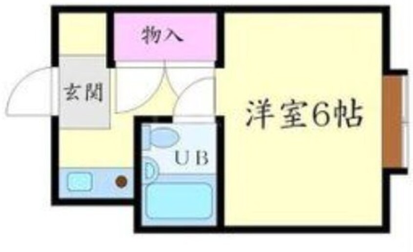 間取図 大阪モノレール彩都線/豊川駅 徒歩16分 1階 築39年