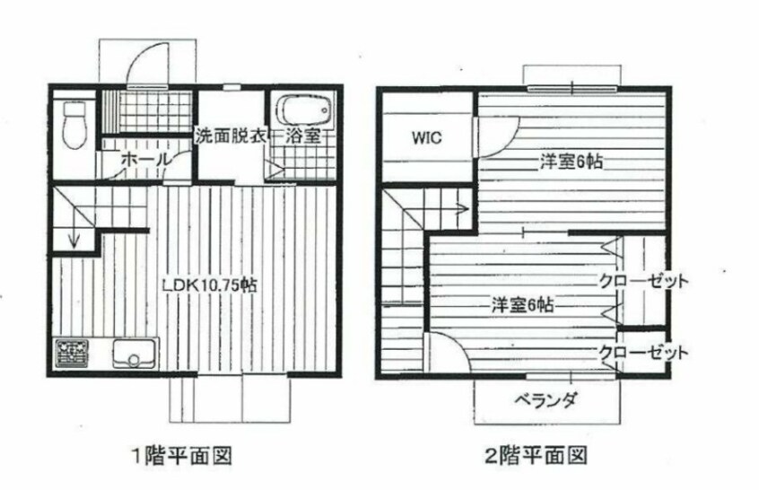 間取図 デュープレックス箕面西