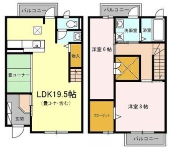 間取図 サンシャインパルク　A棟